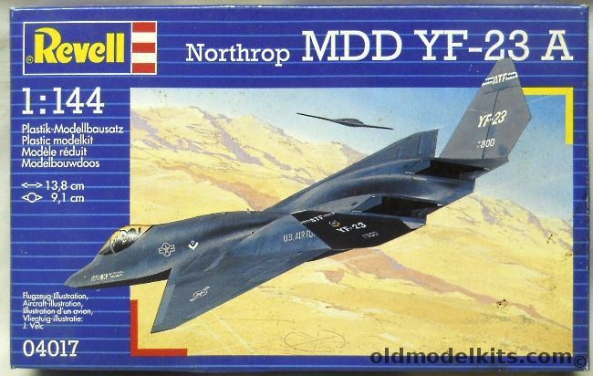 Revell 1/144 Northrop MDD YF-23, 04017 plastic model kit